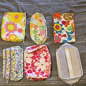 Clinique Floral & Patterned Travel Cosmetic Pouch Set - Multicolor